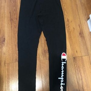 Black champion leggings